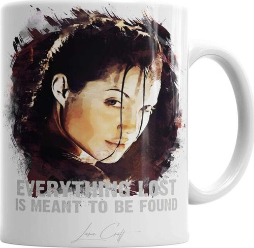 Lara Croft Tomb Raider Angelina Jolie Kupa Bardak Porselen