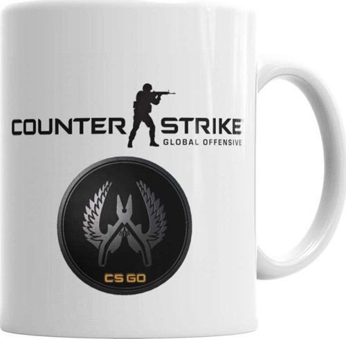 Counter Strike Cs Go Karambıt Knıfe 2 Kupa Bardak Porselen