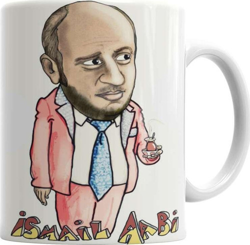 Leyla İle Mecnun İsmail Abi Karikatür Kupa Bardak Porselen