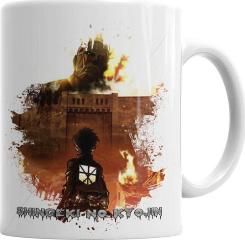 Shingeki No Kyojin (Ataque Dos Titas) Kupa Bardak Porselen