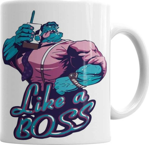Estampa League Of Legends Like A Boss Kupa Bardak Porselen