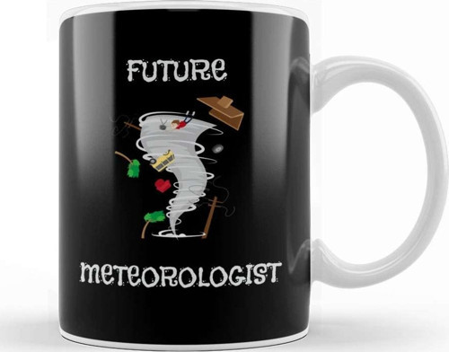 Funny Future Meteorologist Tornado & Hurricane Kupa Bardak Porselen