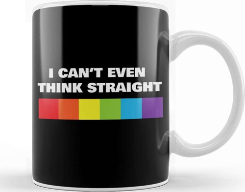 Gay Pride I Can'T Even Think Straight Kupa Bardak Porselen