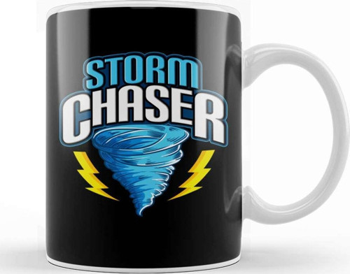 Storm Chaser Tornado Hurricane & Thunderstorms Kupa Bardak Porselen