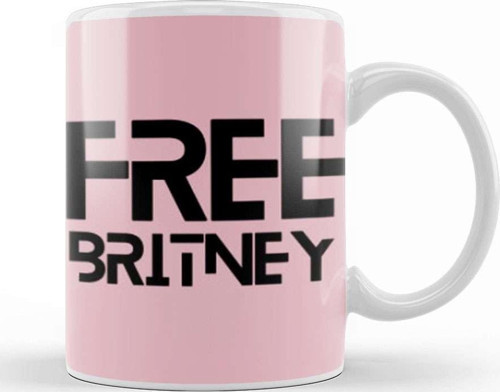 Free Britney Free Britney Spears 2022 Kupa Bardak Porselen