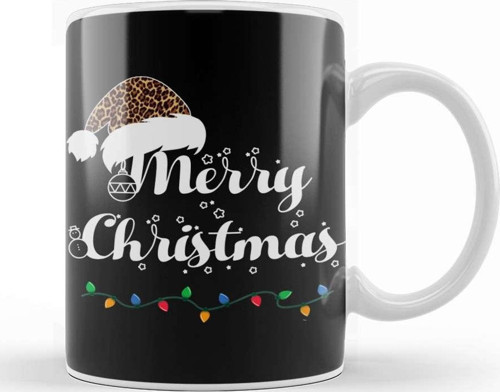 Yılbaşı Yeni Yıl Konseptli Merry Christmas 018 Kupa Bardak Porselen