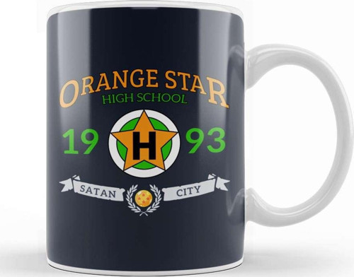 Dragon Ball Z Orange Star High School Varsity Kupa Bardak Porselen
