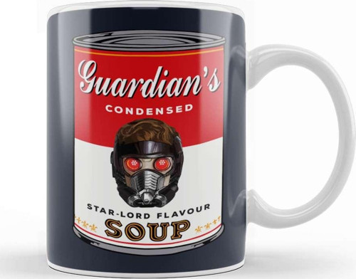 Guardians Of The Galaxy Star Lord Soup Warhol Kupa Bardak Porselen