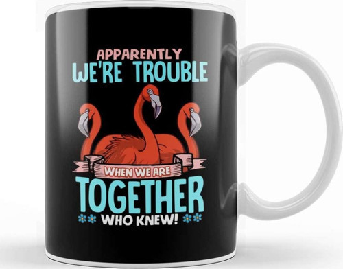 Apparently We Re Trouble When We Are Together Kupa Bardak Porselen