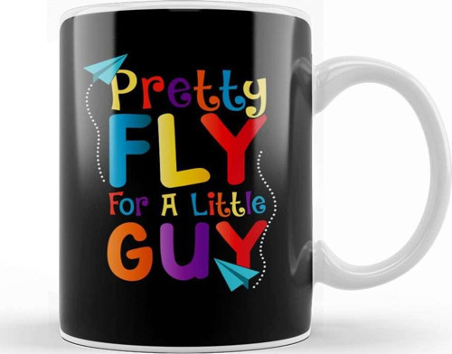 Cute & Funny Pretty Fly For A Little Guy Kids Kupa Bardak Porselen