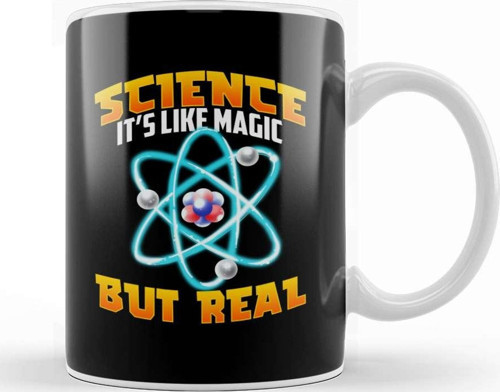 Cute & Funny Science It'S Like Magic But Real Kupa Bardak Porselen