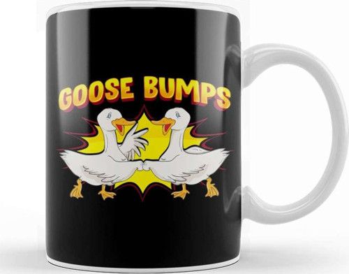 Goose Bumps Goosebumps Geese Pun Animal Lover Kupa Bardak Porselen