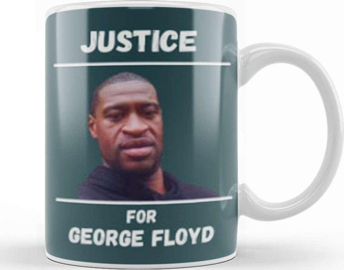 Justice For George Floyd 4 Black Lives Matter Kupa Bardak Porselen