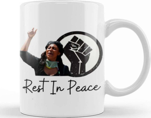 Rest In Peace George Floyd Black Lives Matter Kupa Bardak Porselen
