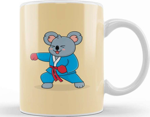Dabbing Koala Brazilian Jiu Jitsu Bjj Gift 03 Kupa Bardak Porselen