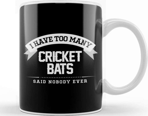 I Have Too Many Cricket Bats Said Nobody Ever Kupa Bardak Porselen