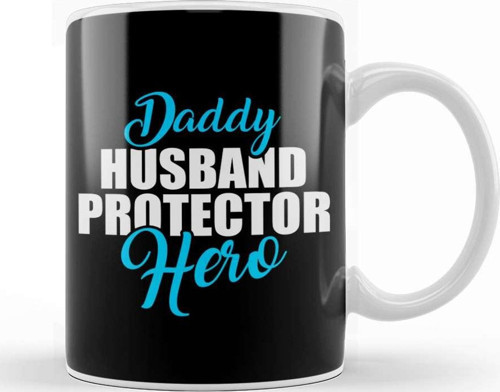 Cute Daddy Husband Protector Hero Awesome Dad Kupa Bardak Porselen