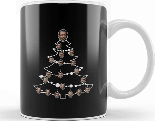 Die Hard John Mcclane Christmas Tree Baubles Kupa Bardak Porselen