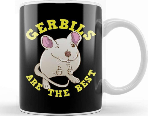 Cute & Funny Gerbils Are The Best Pet Owners Kupa Bardak Porselen