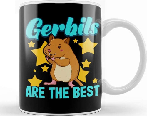Cute & Funny Gerbils Are The Best Pet Owners Kupa Bardak Porselen