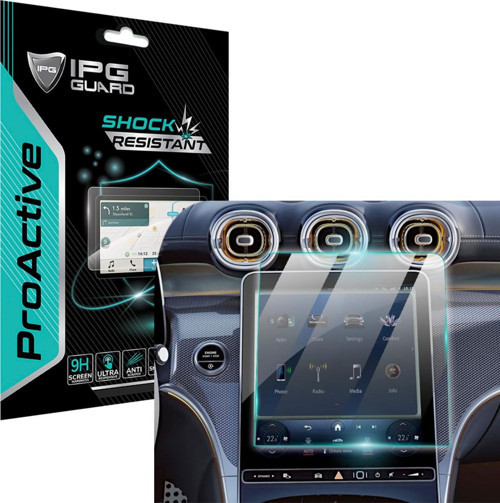 Mercedes 2021-24 C300 C400 W223 W206 11.9” Multimedya için 9H Nano IPG ProActive Ekran Koruyucu