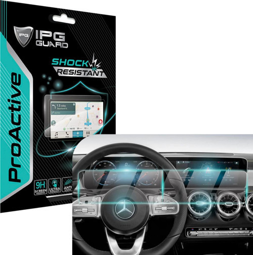 Mercedes 2023 EQB 300 Navigation Gösterge Paneli 10,25” (2 Parça) 9H Nano IPG ProActive Koruyucu