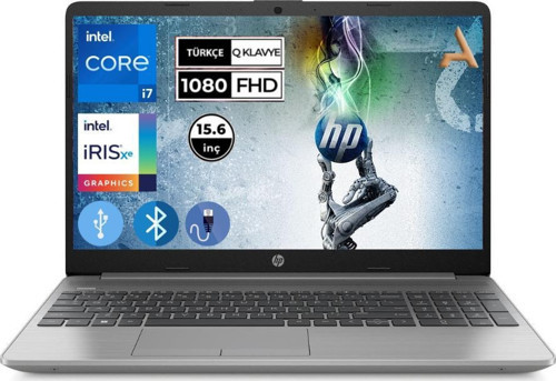250 G9 I7-1255U 12GB 2TB M.2 SSD 6Q8M8ESATL7 15.6" FDos Taşınabilir Bilgisayar