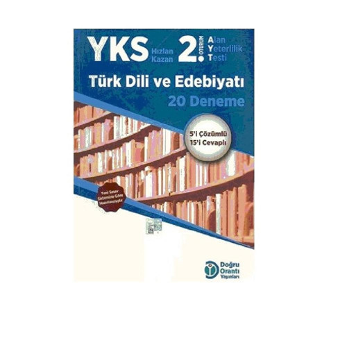 Doğru Orantı Yayınları Ayt 2.oturum Türk Dili ve Edebiyatı 20 Deneme
