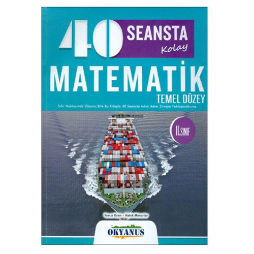 Okyanus 11.Sınıf 40 Seansta Matematik Temel Düzey Konu Anlatımlı Soru Bankası