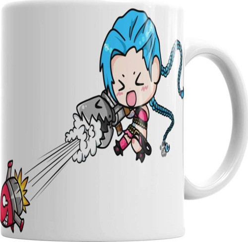 League Of Legends Lol Jinx Kupa Bardak Porselen