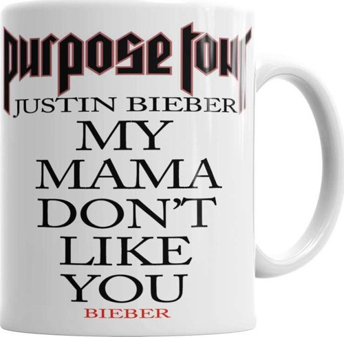 Purpose Tour Justın Bıeber Kupa Bardak Porselen