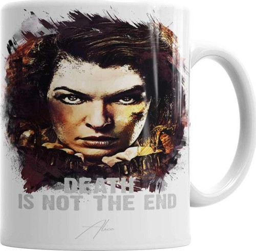 Death Is Not The End Alıce Kupa Bardak Porselen