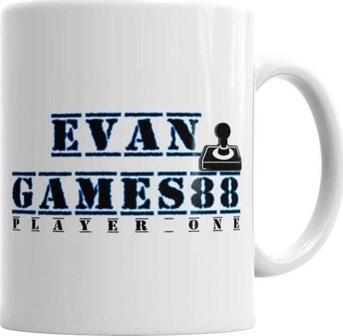 Evan Games 88 - Player One Kupa Bardak Porselen
