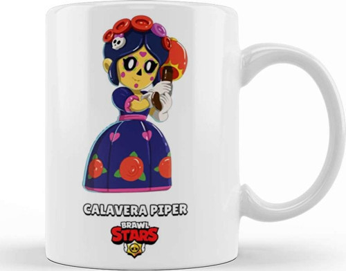 Brawl Stars Calavera Pıper Kupa Bardak Porselen