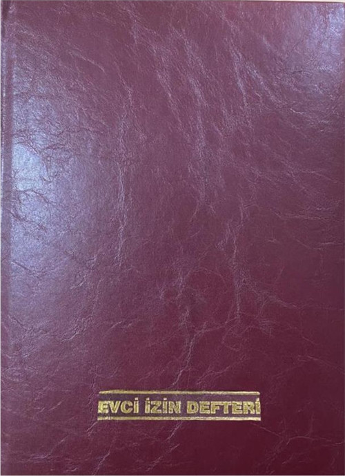 527 Evci İzin Defteri 21 X 28 Cm. 100 Yp. Suni Deri Ciltli