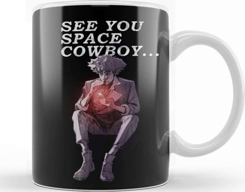 See You Space Cowboy Bebop Kupa Bardak Porselen