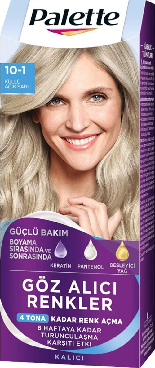 Saç Boyası Göz Alıcı Renk 10-1 Küllü Açık Sarı
