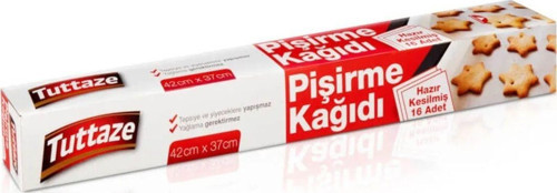 Hazır Kesilmiş Pişirme Kağıdı 16 Lı 2 Adet
