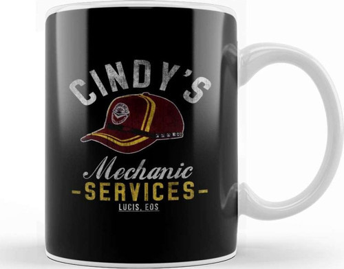 Cindy'S Mechanic Services Final Fantasy Xv Kupa Bardak Porselen