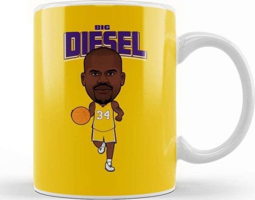 Shaquille Oneal Big Diesel Kupa Bardak Porselen