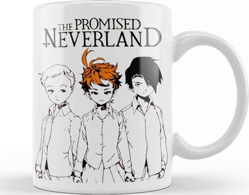 The Promised Neverland Emma Norman And Ray Kupa Bardak Porselen