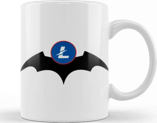 Llitecoin To The Moon Logo Kupa Bardak Porselen