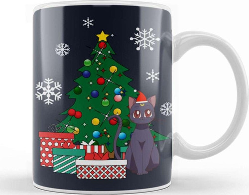 Luna Around The Christmas Tree Sailor Moon Kupa Bardak Porselen