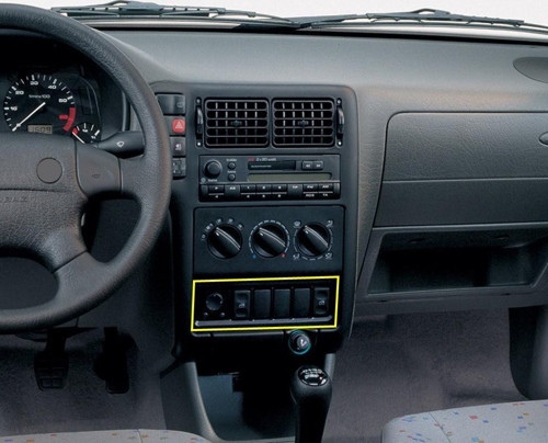 Seat İbiza 1993-1999 Torpido Ön Konsol Cam Düğme Çerçevesi 6K0857061B