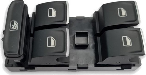 Seat Leon 3 2013-2020 Sol Ön Kapı Cam Düğme Takımı Kromlu 5G0959857G
