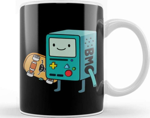 Cute Adventure Time Bmo 02 Kupa Bardak Porselen