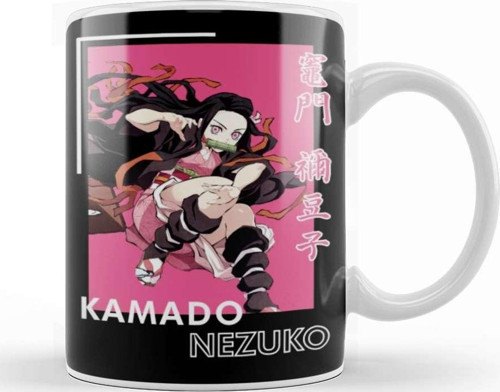 Demon Slayer Kamado Nezuko Kupa Bardak Porselen