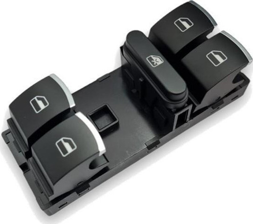VW Tiguan 2012-2015 Sol Ön Cam Açma Düğmesi Dörtlü Krom 5K4959857A