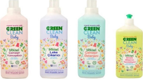 Baby Çamaşır Deterjanı 1 lt Çamaşır Yumuşatıcı 1lt Leke Çıkarıcı 1lt Biberon Temizleyici 500 ml
