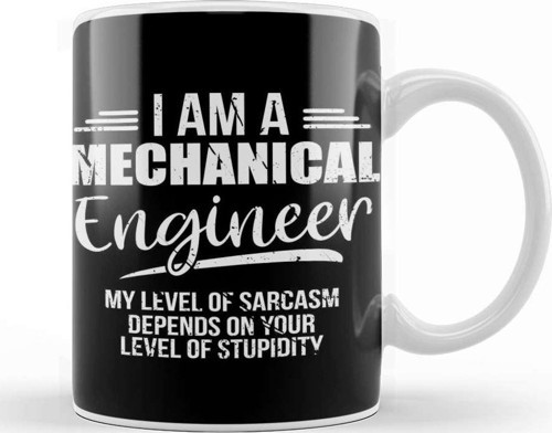 I Am A Mechanical Engineer Kupa Bardak Porselen